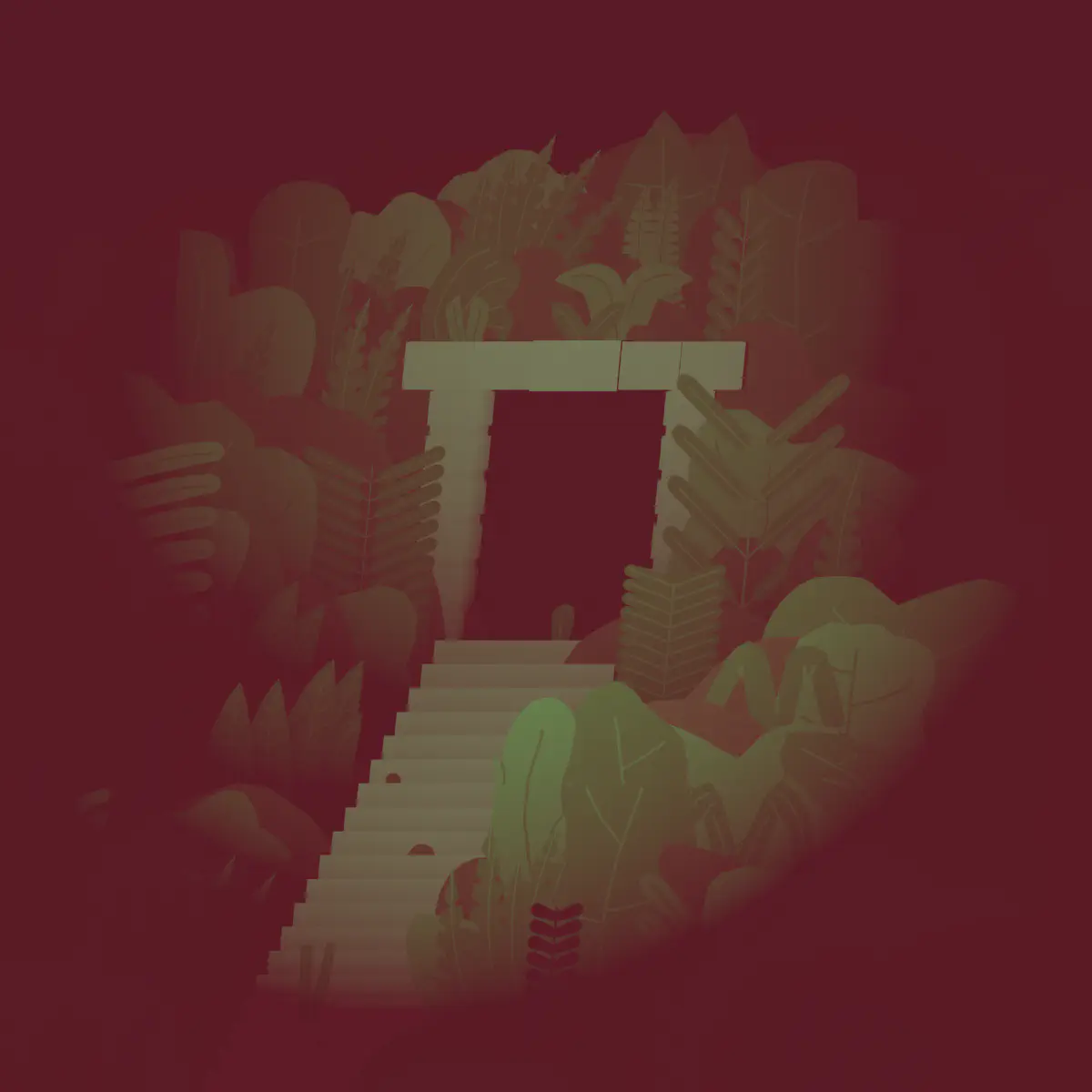 An alternate rendering of 'Forest Cave Entrances'