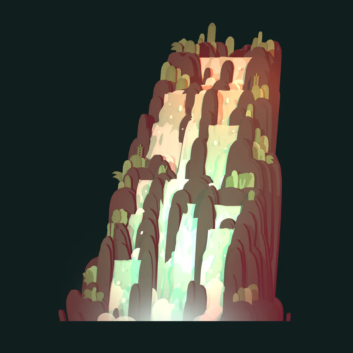 An alternate rendering of 'Riverfall'